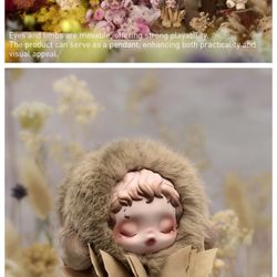 skullpanda l'impressionnisme series plush doll • Teakwood