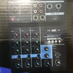 Studio Mixer 4 Ch New 