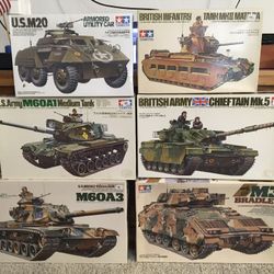 Tamiya 1/35 Scale Tank Model Kit(s) See Desc & Pics 