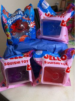 Kool-aid and jell-O squishies