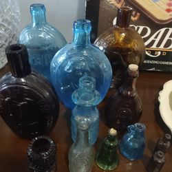 Antique Glass. President .Railroad