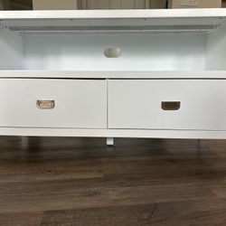 White TV Stand