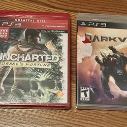 PS3 Games : Uncharted Drake’s Fortune &  Dark Void NEW AND SEALED.