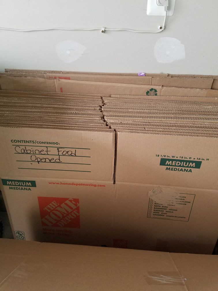 Free - Used Moving Boxes and Materials