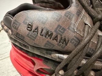 ✨BALMAIN UNICORN MONOGRAM SNEAKERS- 10.5