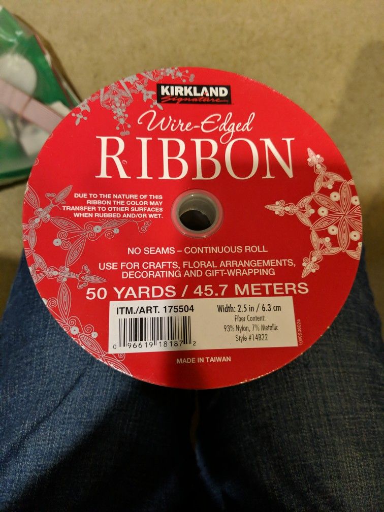50 Yards Of wired Ribbon