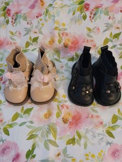Two brand new baby dress shoes