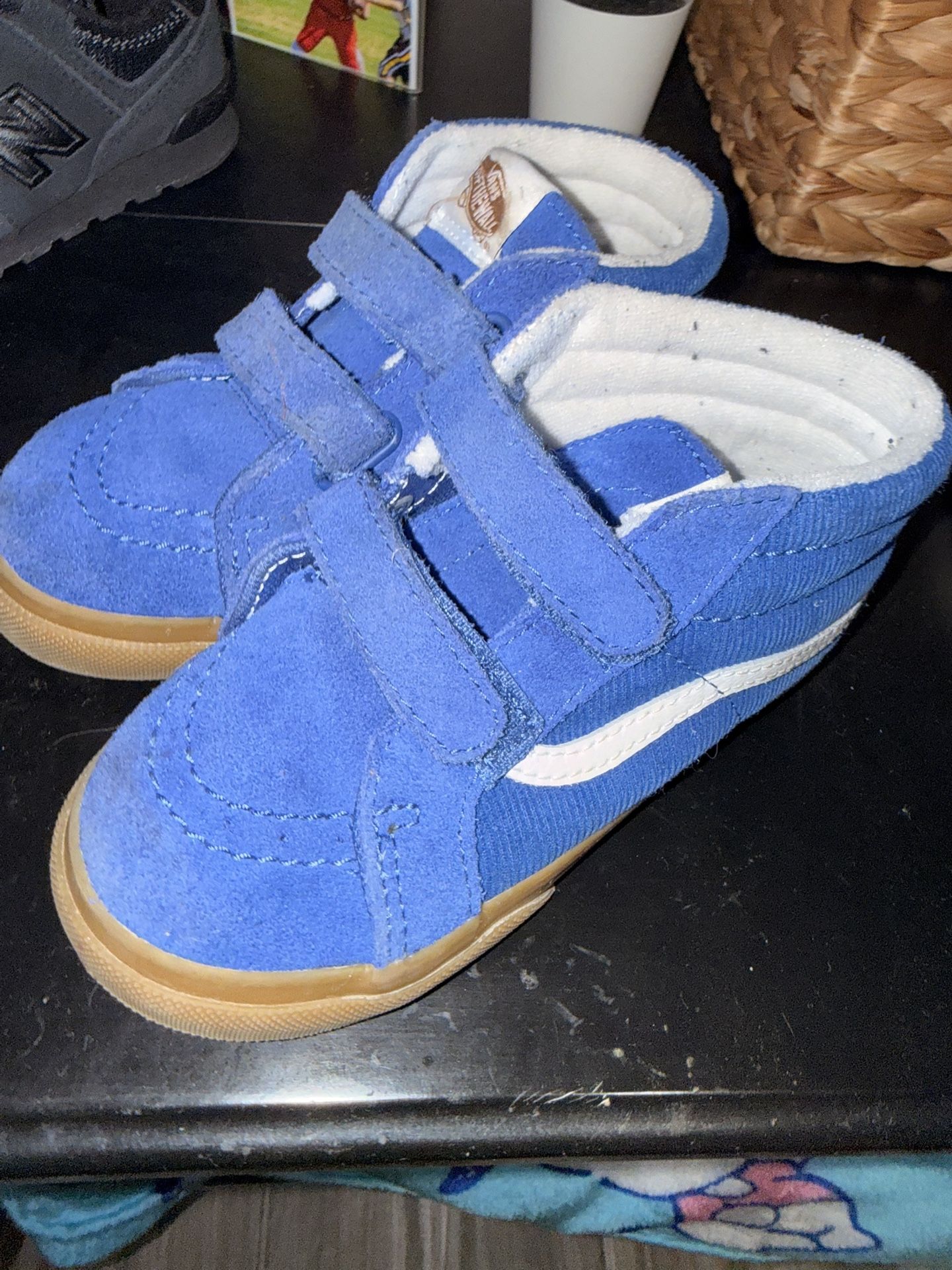Toddler blue Classic Velcro Vans