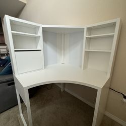 IKEA Micke Corner Desk - White