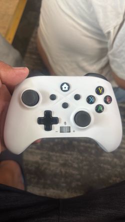 Wireless for Xbox Controller Series X|S One & Windows 10/11, with Turbo, Macro, Mute Button, Battery, Dual Vibration, White
