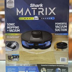 Shark Matrix 2 In 1 Mop And Robot Vacuum Wet & Dry Carpet & Hard Floor RV2400WD