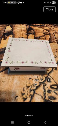 Vintage Cottagecore Laura Ashley Jewelry Box