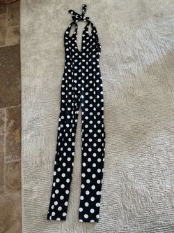 Polka dot jumpsuit
