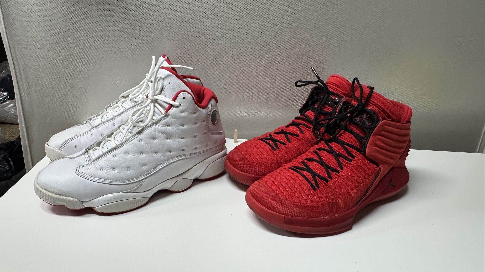 Air Jordan 13 “White/Red” Size 10.5 And Air Jordan XXXI (31)  Size 10