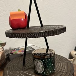 Kirkland’s Aluminum 2 Tier Stand 