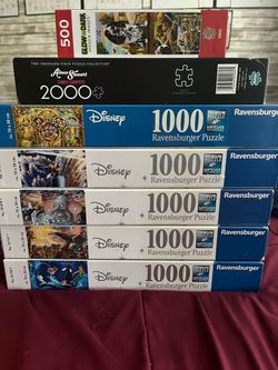 Lot of 7 Jigsaw Puzzles Disney Ravensburger