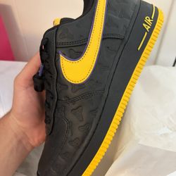 Kobe Bryant Air Force Lakers Away Numbered 8,000 Pairs Worldwide Sizes 6, 9.5, 10, 10.5, 11, 11.5 Brand New