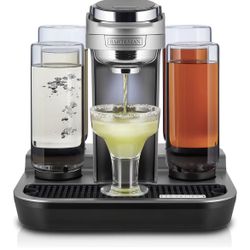Bartesian Professional Cocktail Machine with 5 Premium Glass Bottles