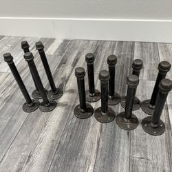 Iron Pipe Shelving Brackets & Shelves