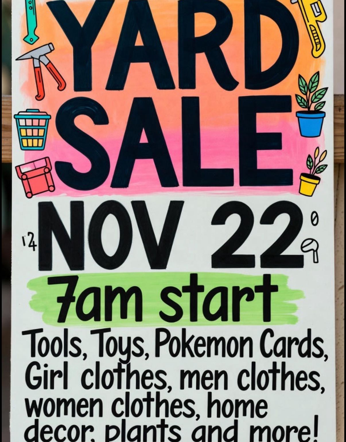 YARD SALE FULLERTON POKEMON VIDEO GAMES