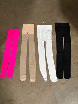 Wholesale!!!About 2000 pairs High Waisted Tights - Neon Pink, Nude Sheer, White, Black - Opaque & Sheer Pantyhose for Dance, Costume, Daily