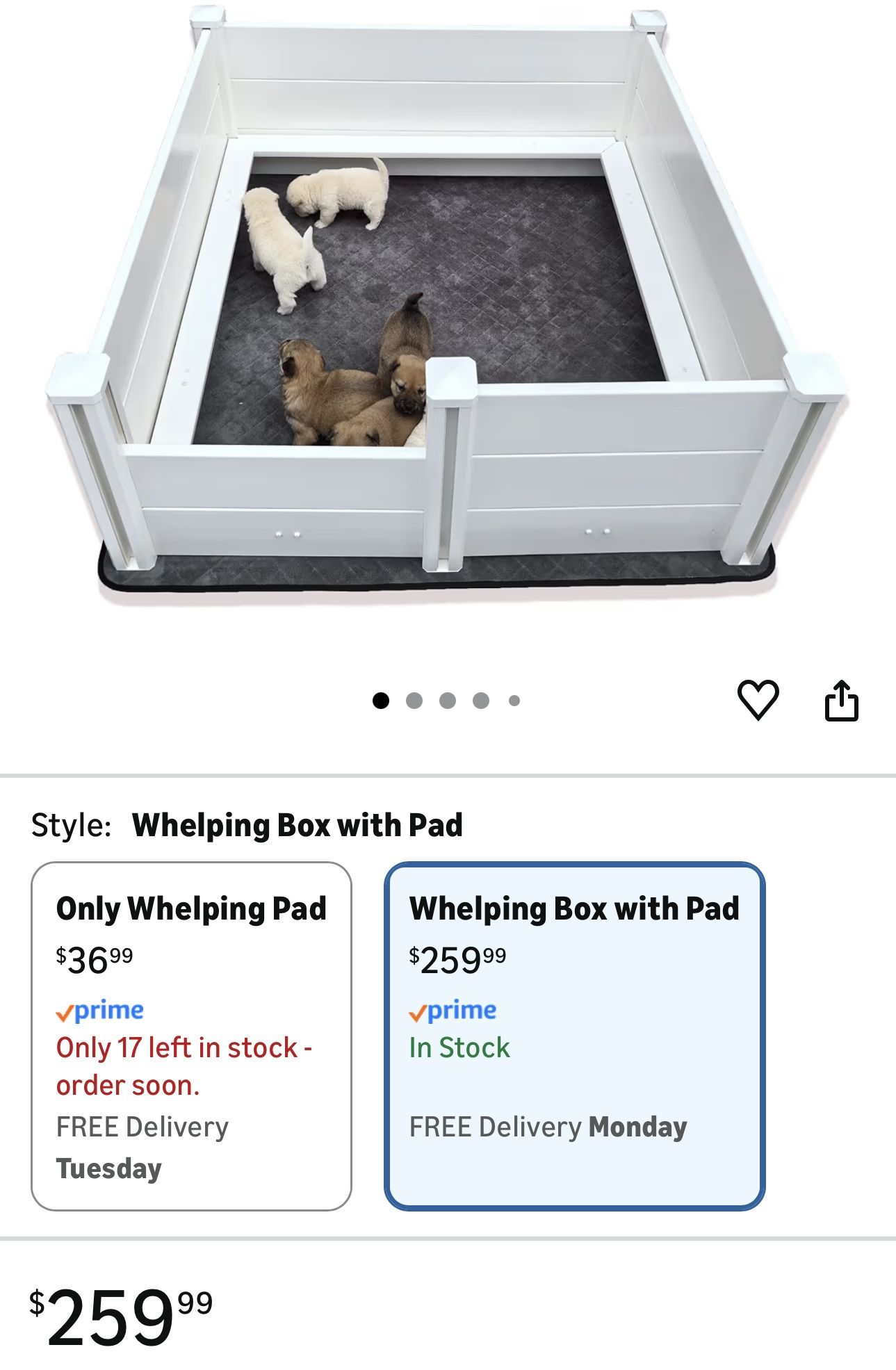 puppy whelping boxes