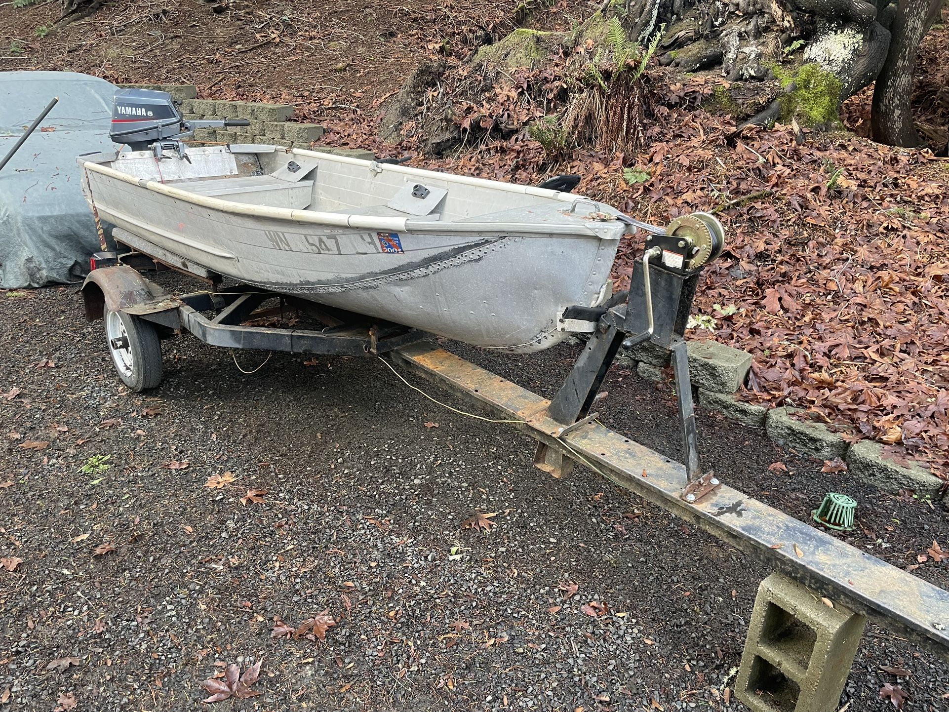 12 Ft Boat With Trailer