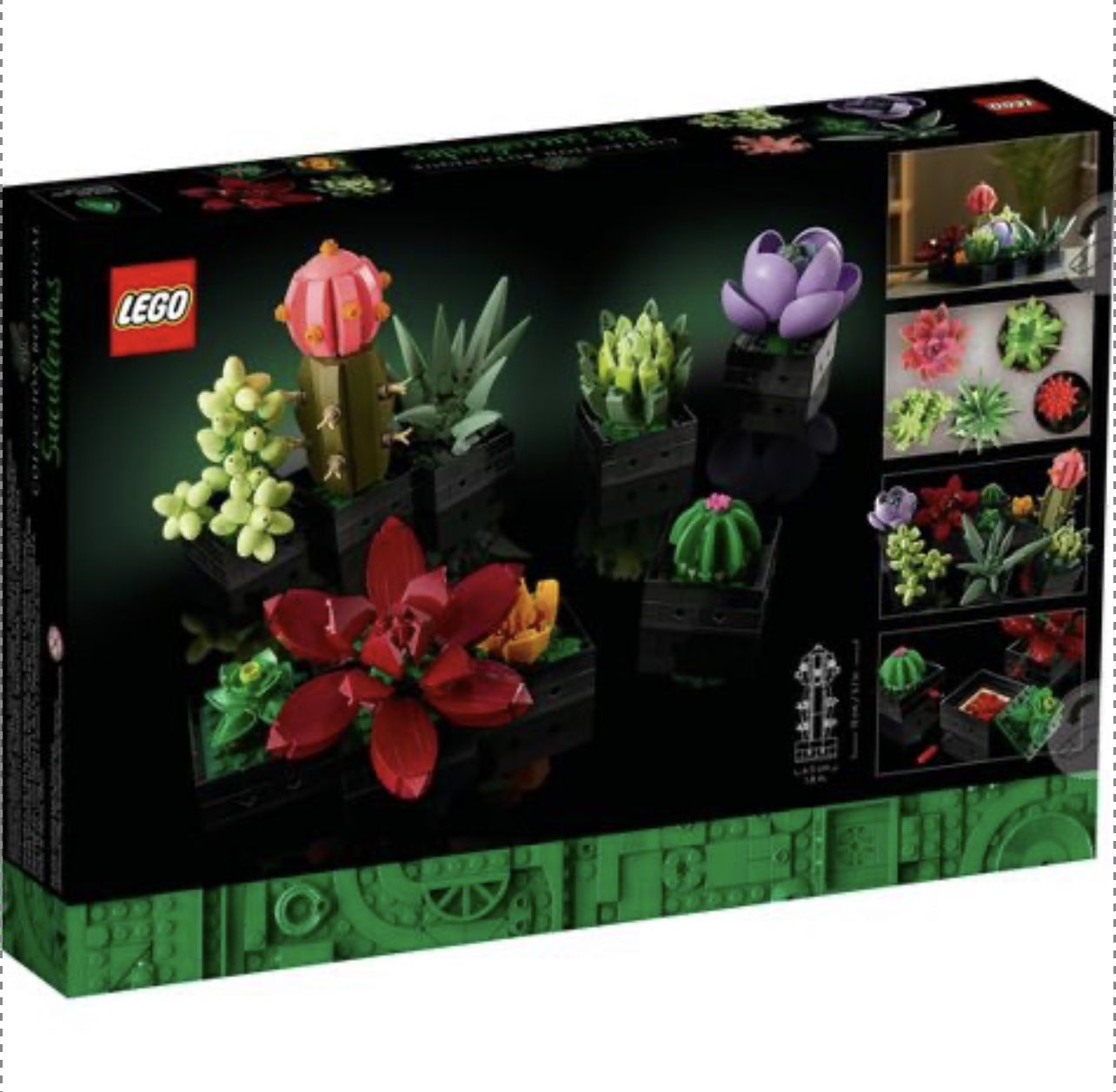 LEGO Succulents Plants Decor 