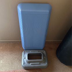 Step Aerobic Platform With Bands And Hand Weights 