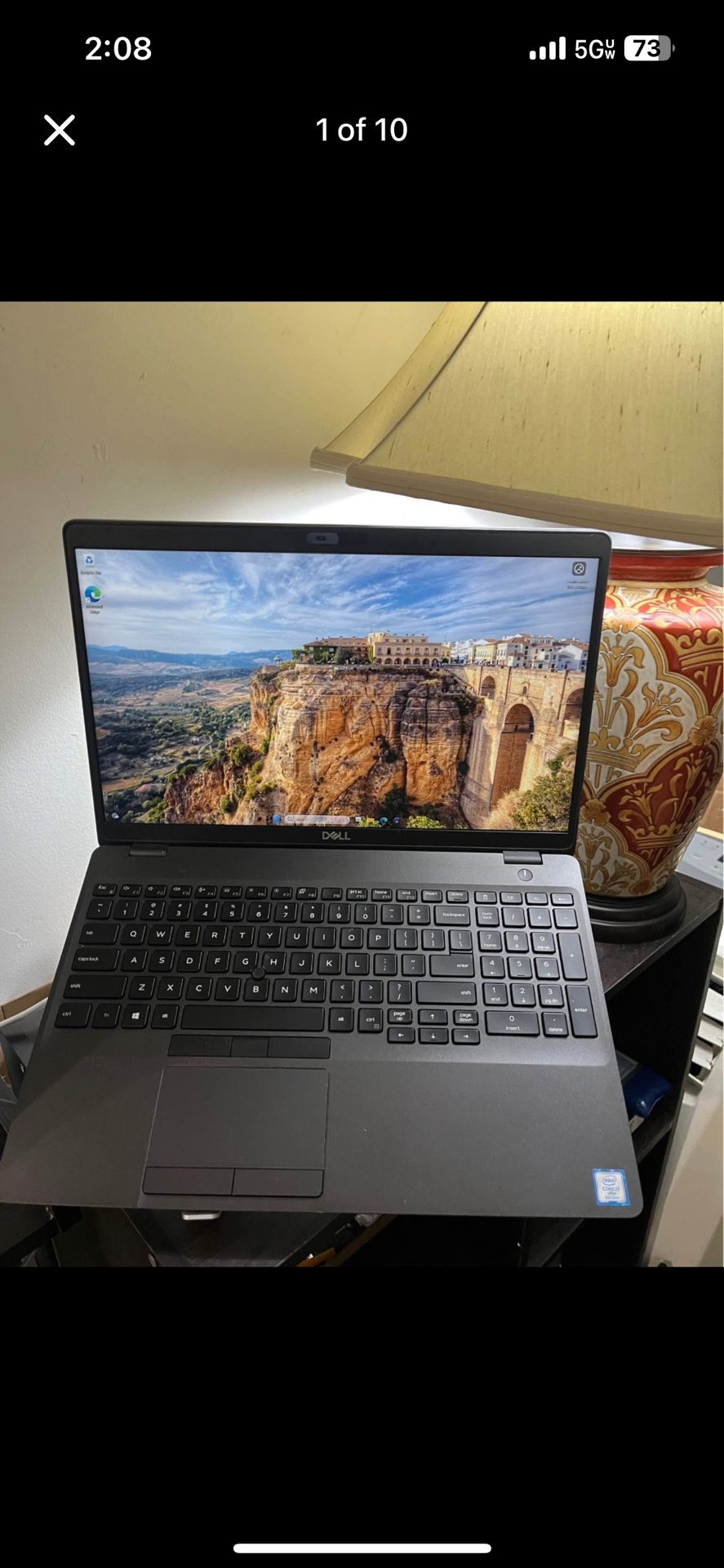 Dell Latitude 5500 15.6” Laptop i7-8th gen 16 gb Ram 512 SSD Windows 11