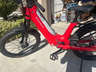 Red  SEGWAY XAFARI eBike w/ usb port for charging