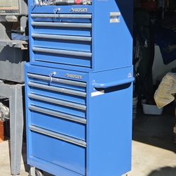 Kobalt Heavy Duty Rolling Toolbox Full With Mostly USA Tools Including Keys All You Need For Shop Or Home 