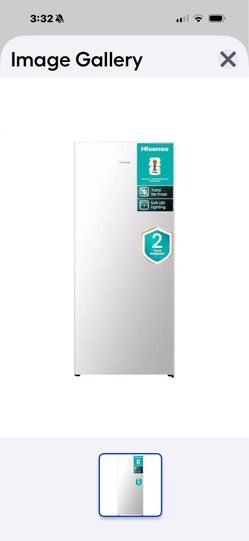 Hisense Convertible 13.6 cu ft Garage ready Frost Free Upright Freezer (White) ENERGY STAR Certified