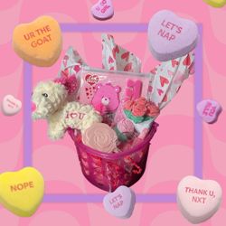 Nail Care Valentine’s Day Basket