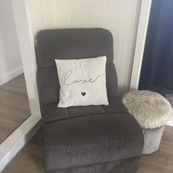 Grey Chair Part Of Modular Set 