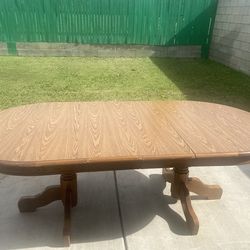 Large Wood Kitchen Table.