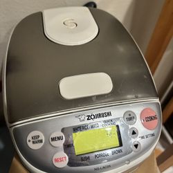 Zojirushi NS-LAC05 3 Cup Rice Cooker & Warmer with Bowl