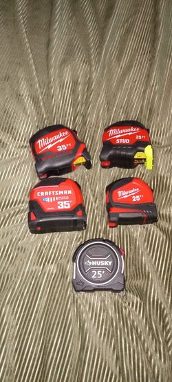 Lot Of 5 Brand New Must Have Tape Measure Deal