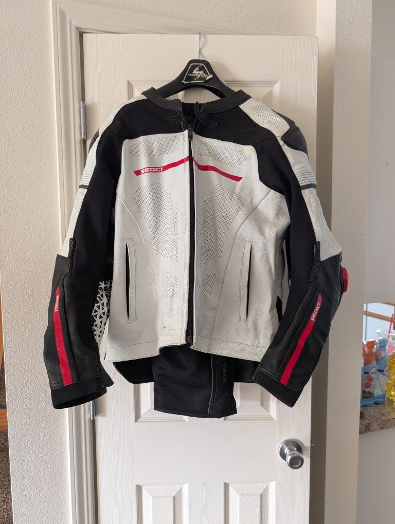 Sedici Race Leathers Full Set, Motorcycle Jacket Pants Boots