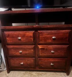 Beautiful Redwood Dresser