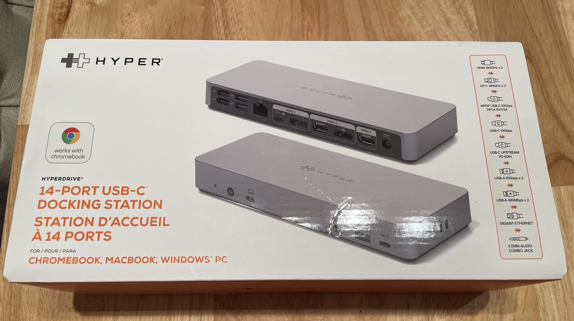 Hyper 14-port USB-C docking station