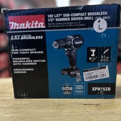 18V LXT Sub-Compact Lithium-Ion Brushless Cordless 1/2 in. Hammer Driver Drill (Tool Only)