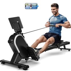 Mosuny JTR107B Home Gym Magnetic Rowing Machine