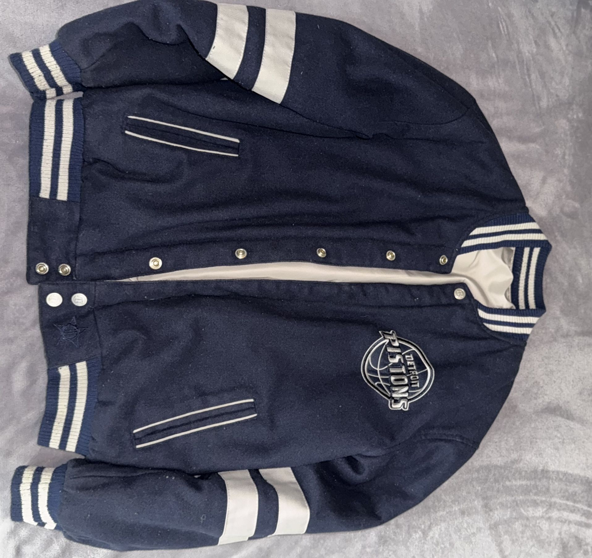 Reversible Detroit Pistons Bomber