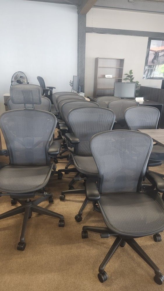 Used Herman Aeron Chair For Sale Near Me NEW OPEN BOX HERMAN