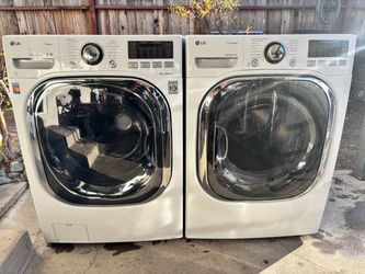 LG electric washer and dryer