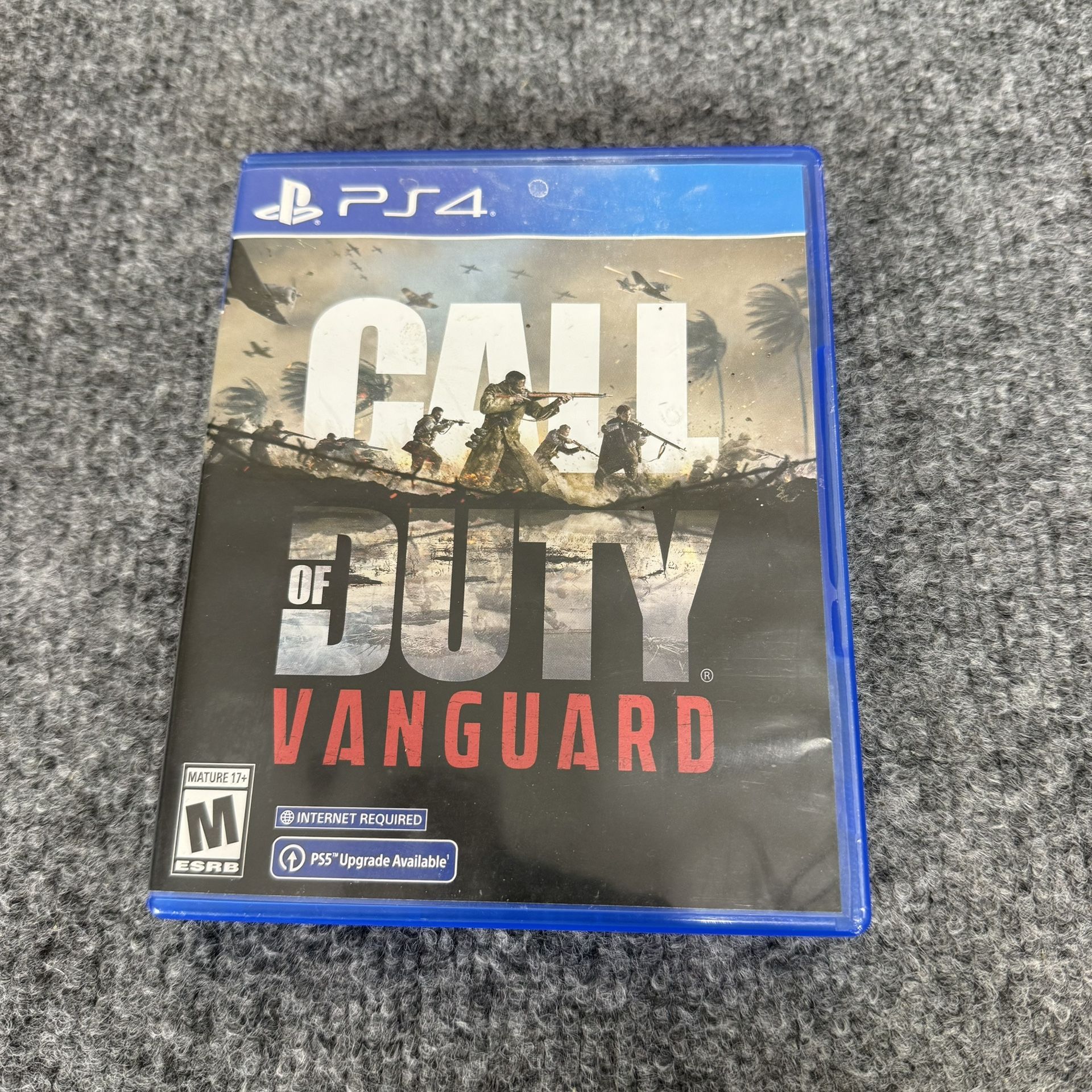 Call of Duty Vanguard PS4 Video Game Sony PlayStation 4 Disc Case Shooter Action