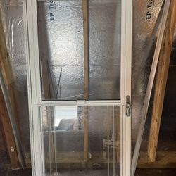 36 X 80 Screen And Glass Storm Door