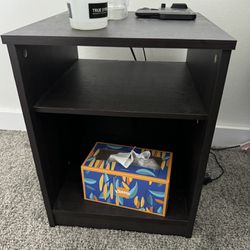 Bedroom Nightstand With Storage Space 