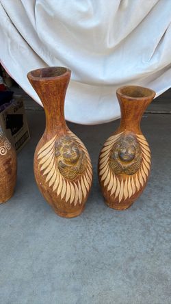 Southwest Decor Vases Set 21 & 19 “H